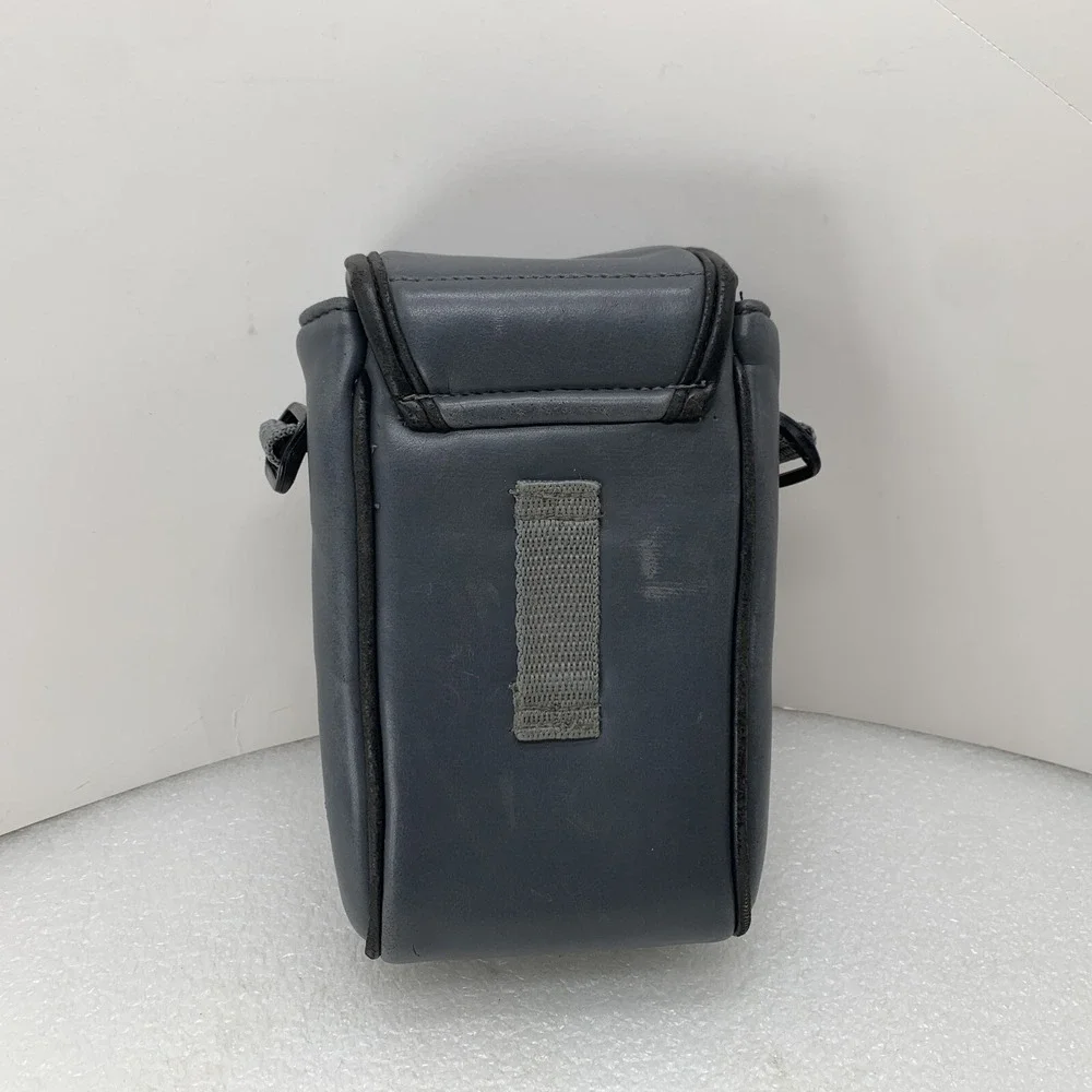 Ryka AF-200 Gray Leather Camera Case‎ Pouch Bag DSLR Compact Accessory Holder